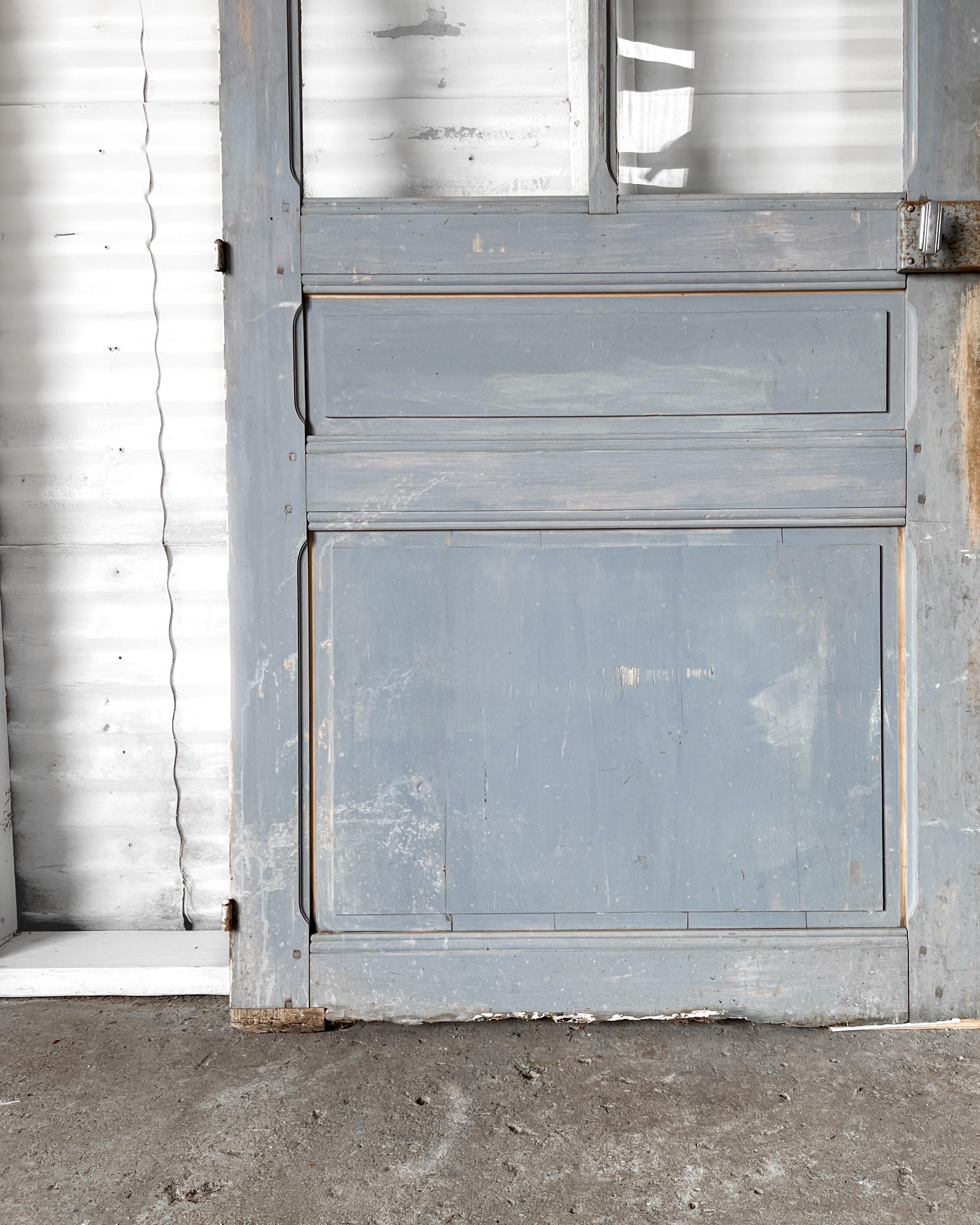 19th Century Reclaimed 2-Lite French Door For Sale 3