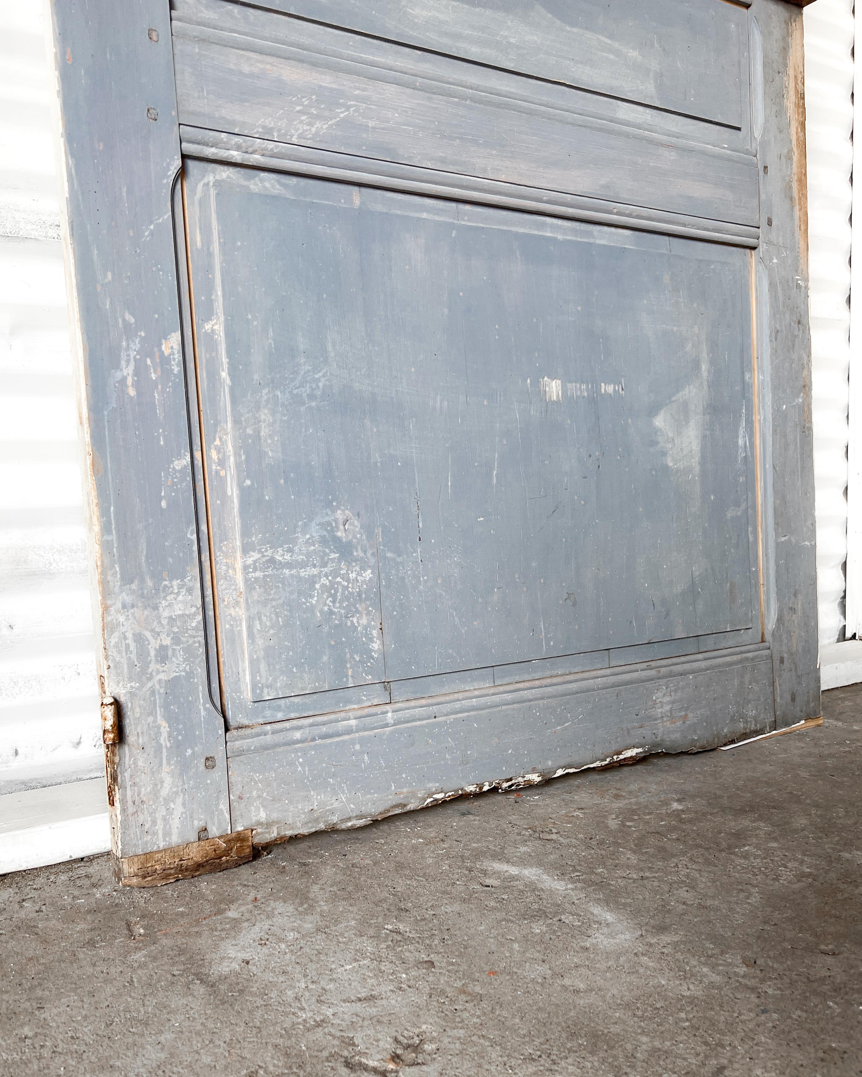 19th Century Reclaimed 2-Lite French Door For Sale 4