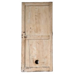 Antique 19th Century Reclaimed 2-Panel French Wardrobe Door with Natural Finish