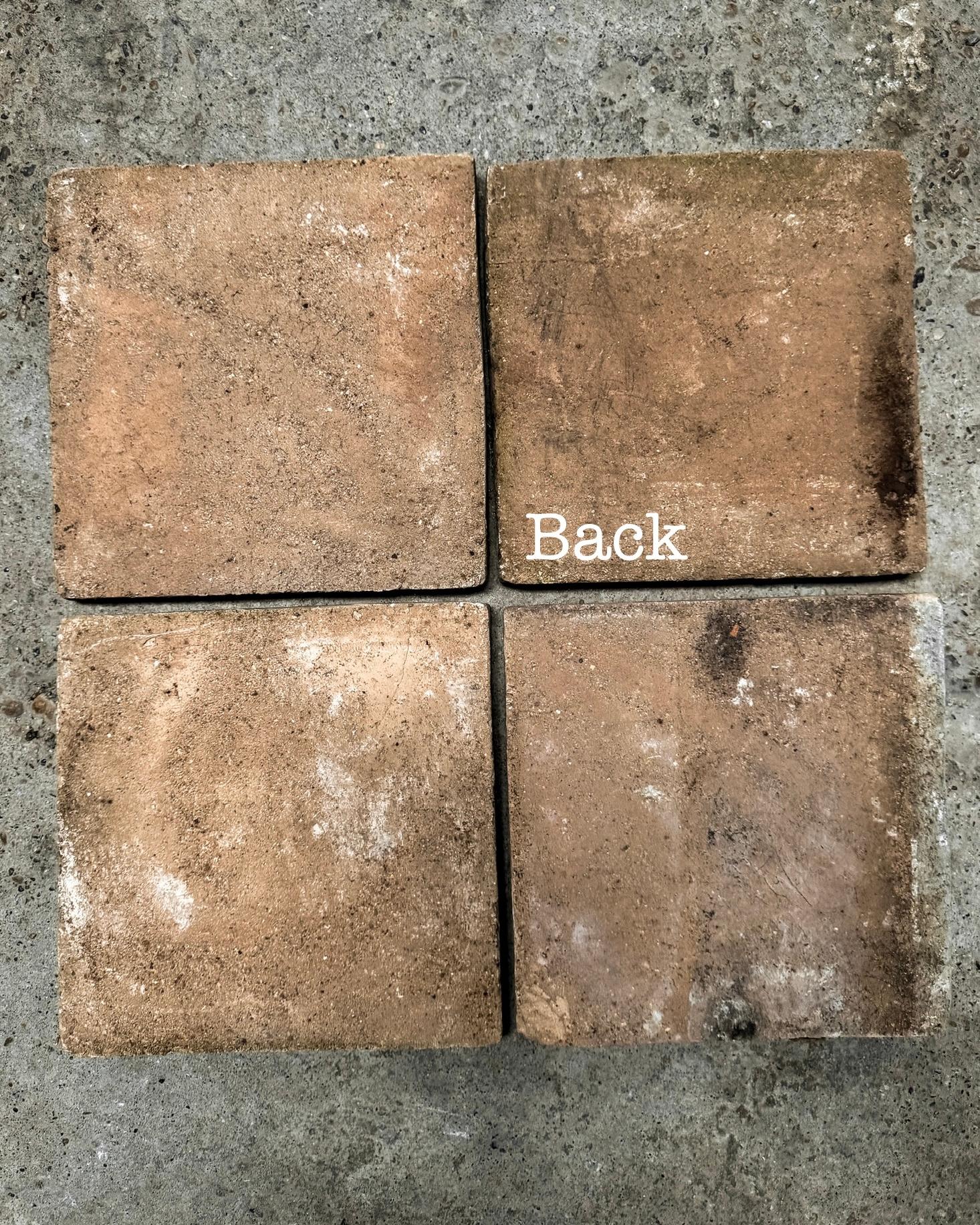 Recycelte französische Terrakotta-Kacheln aus dem 19. Jahrhundert, 46 SF im Angebot 13