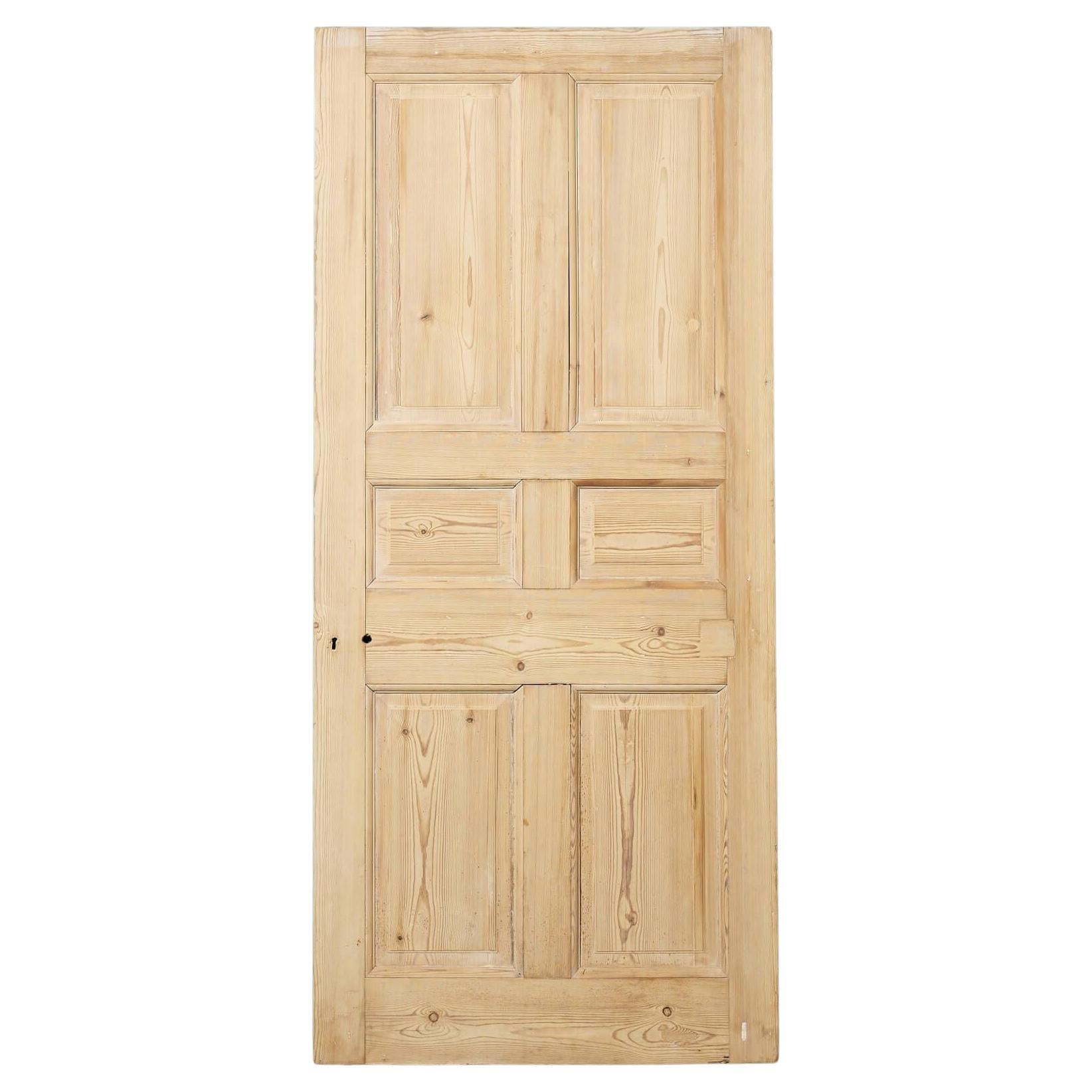 Porte intérieure en pin recyclé en vente