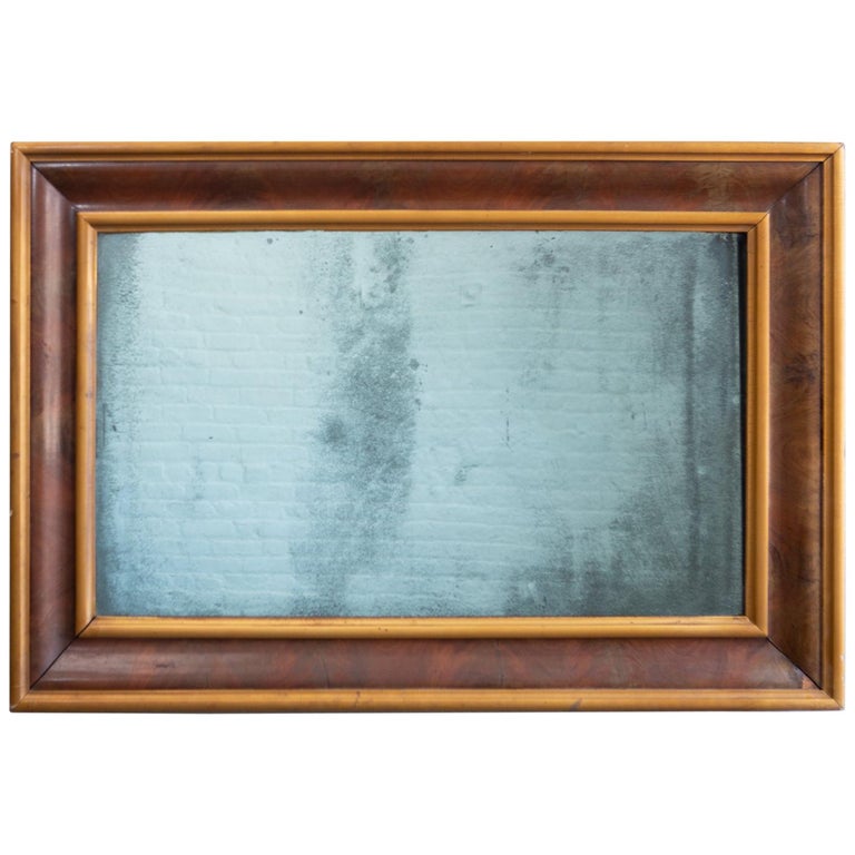 19th Century Rectangular Aged Blue Glass Mirror For At 1stdibs 19th Century Rectangular Aged Blue Glass Mirror For