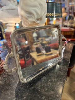 19th Century Rectangular Silver Plate Serving Tray