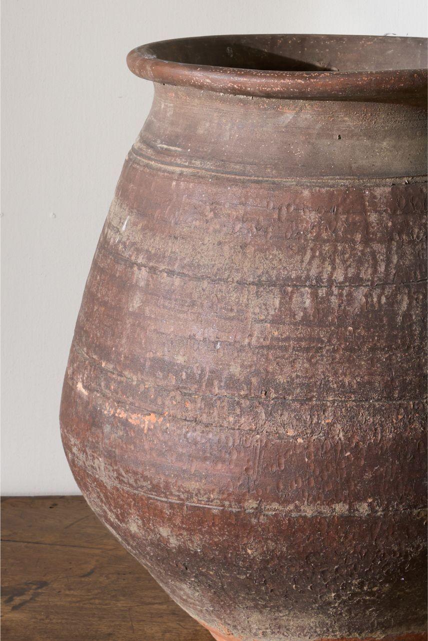 Pot en faïence rouge française du 19e siècle Excellent état - En vente à Malton, GB