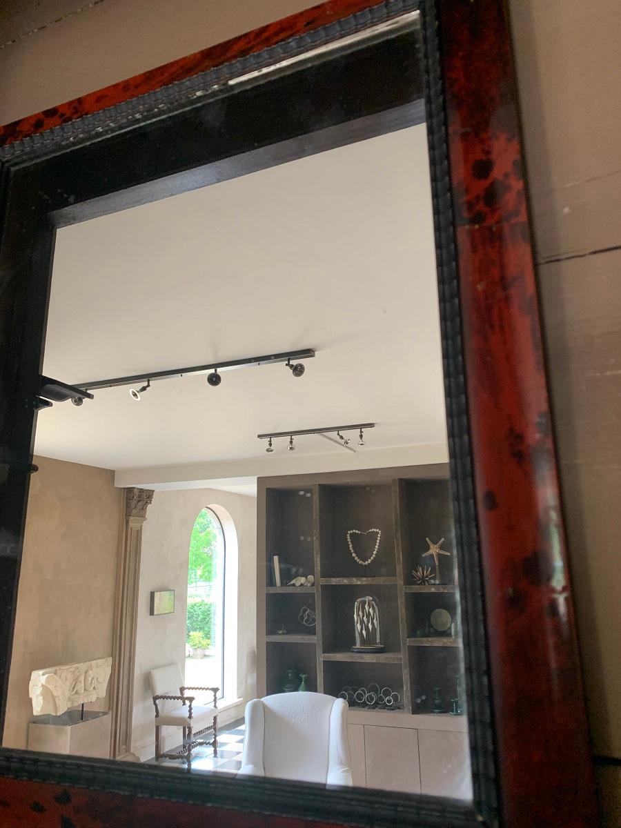 Mid-19th Century 19th Century red Mirror For Sale