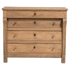 19th Century Red Wood Charles X Oak Chest of Drawers
