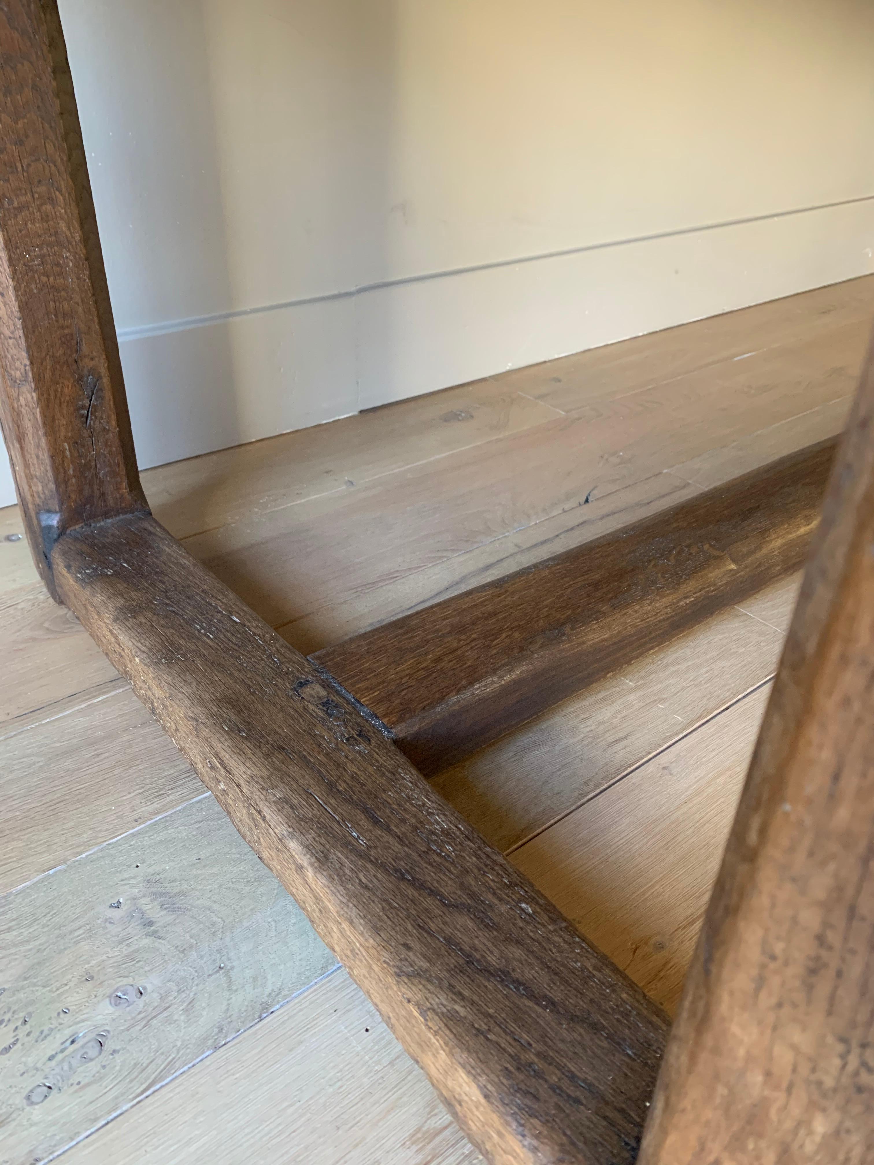 19th Century Refectory Farm Table 4