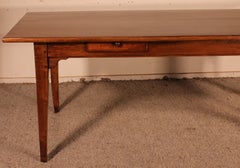 19th Century Refectory Table in Oak-France