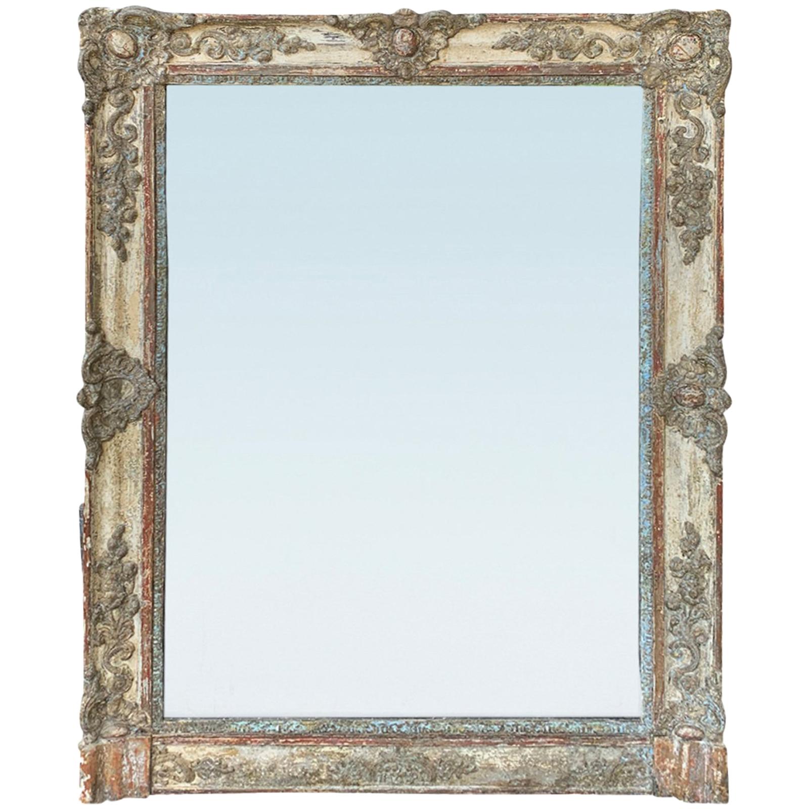 19th Century Regence Style Mirror with Wonderful Old Finish