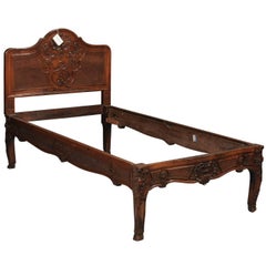 Antique 19th Century Regence Style Single Bed, circa 1890