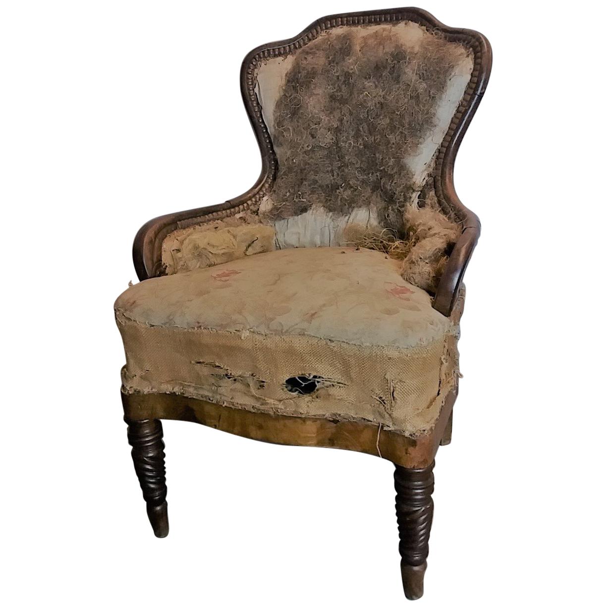 Regency Mahogany Armchair 19th Century 