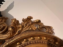 19th Century Regency Bullseye Mirror with Dragon