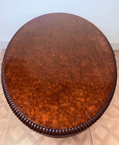 19th Century Regency Burr Walnut Centre Table with Secret Drawers