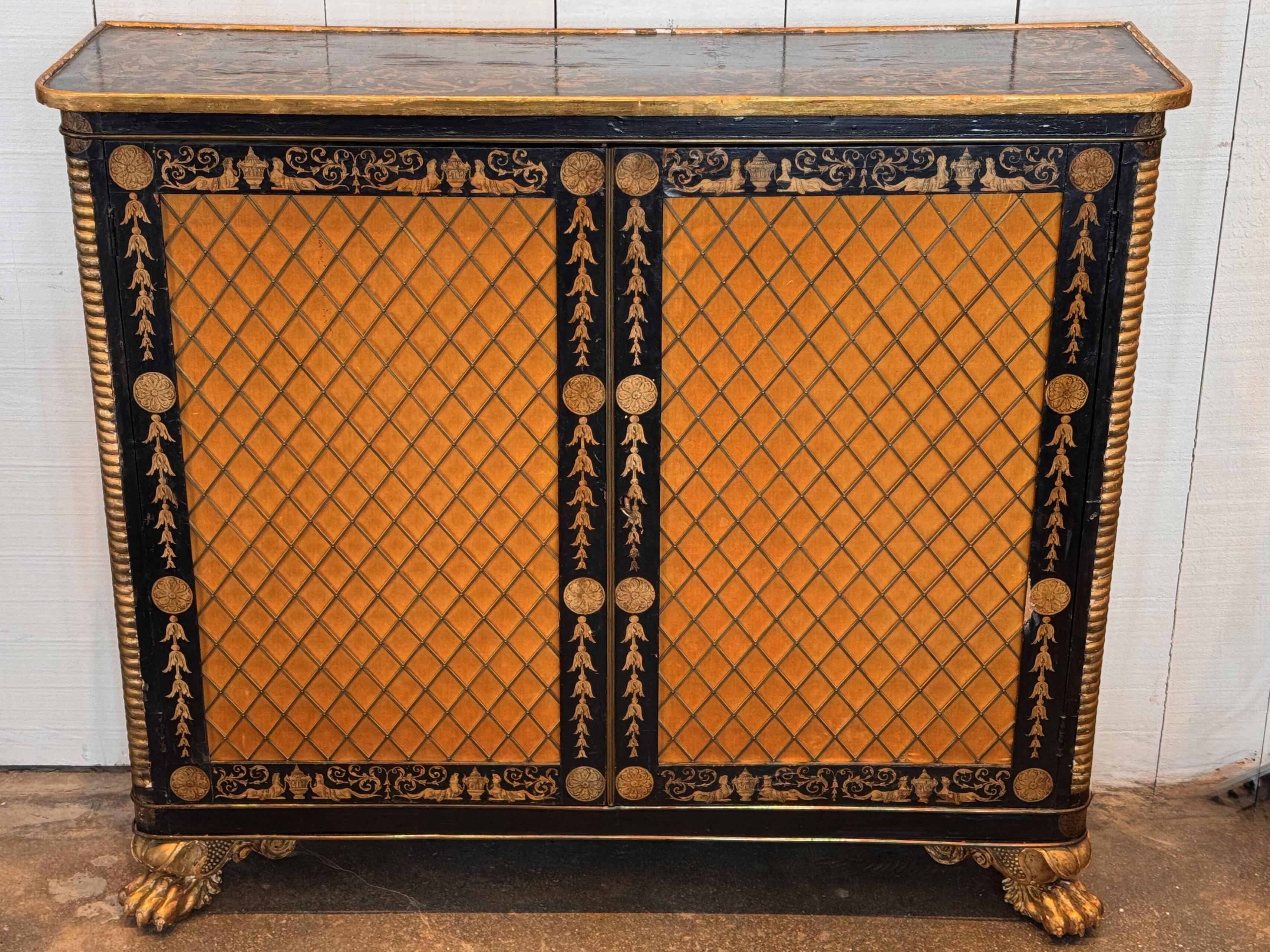Gabinetto Regency del XIX secolo In condizioni buone in vendita a Charlottesville, VA