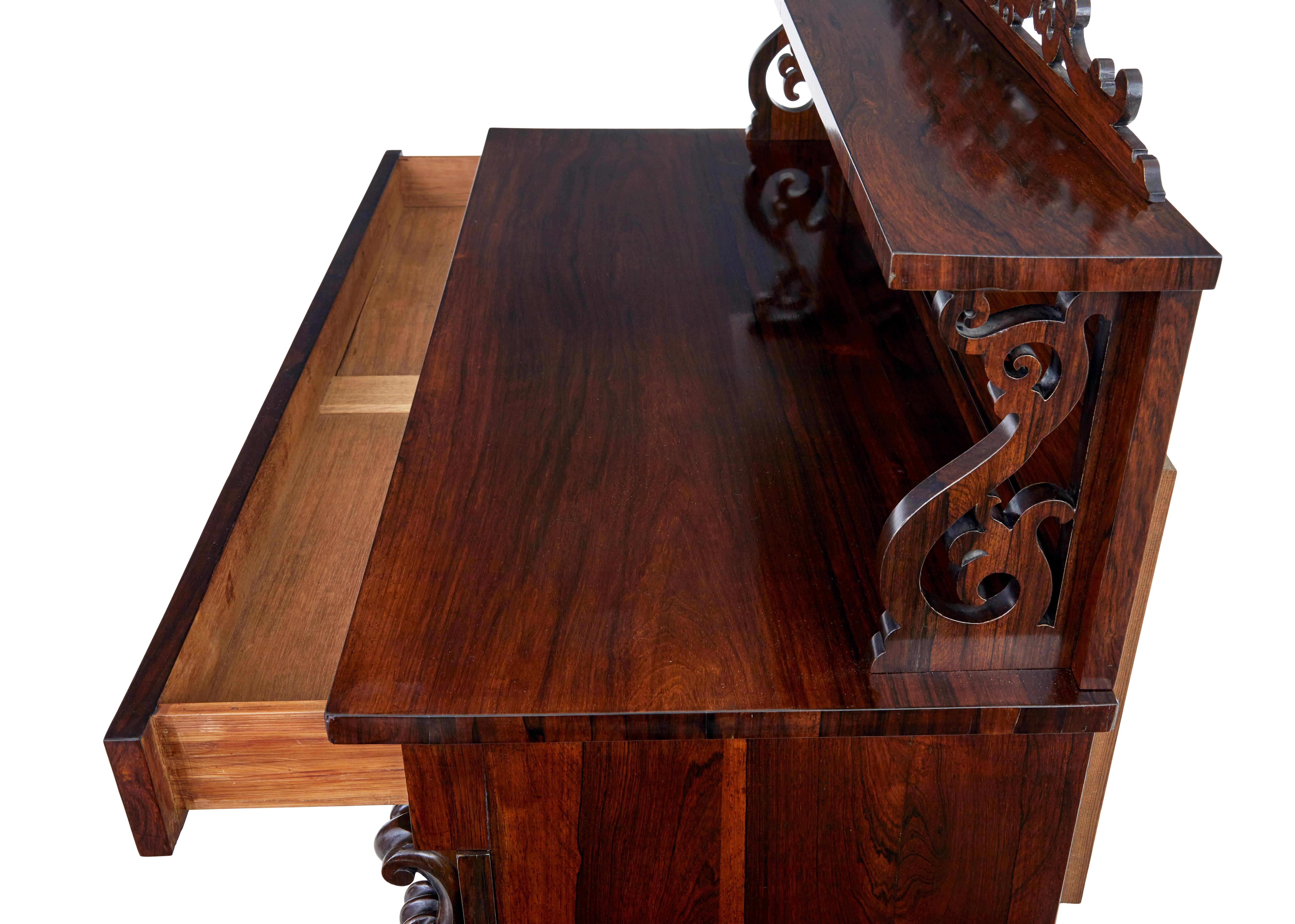 19th Century regency chiffonier sideboard For Sale 1