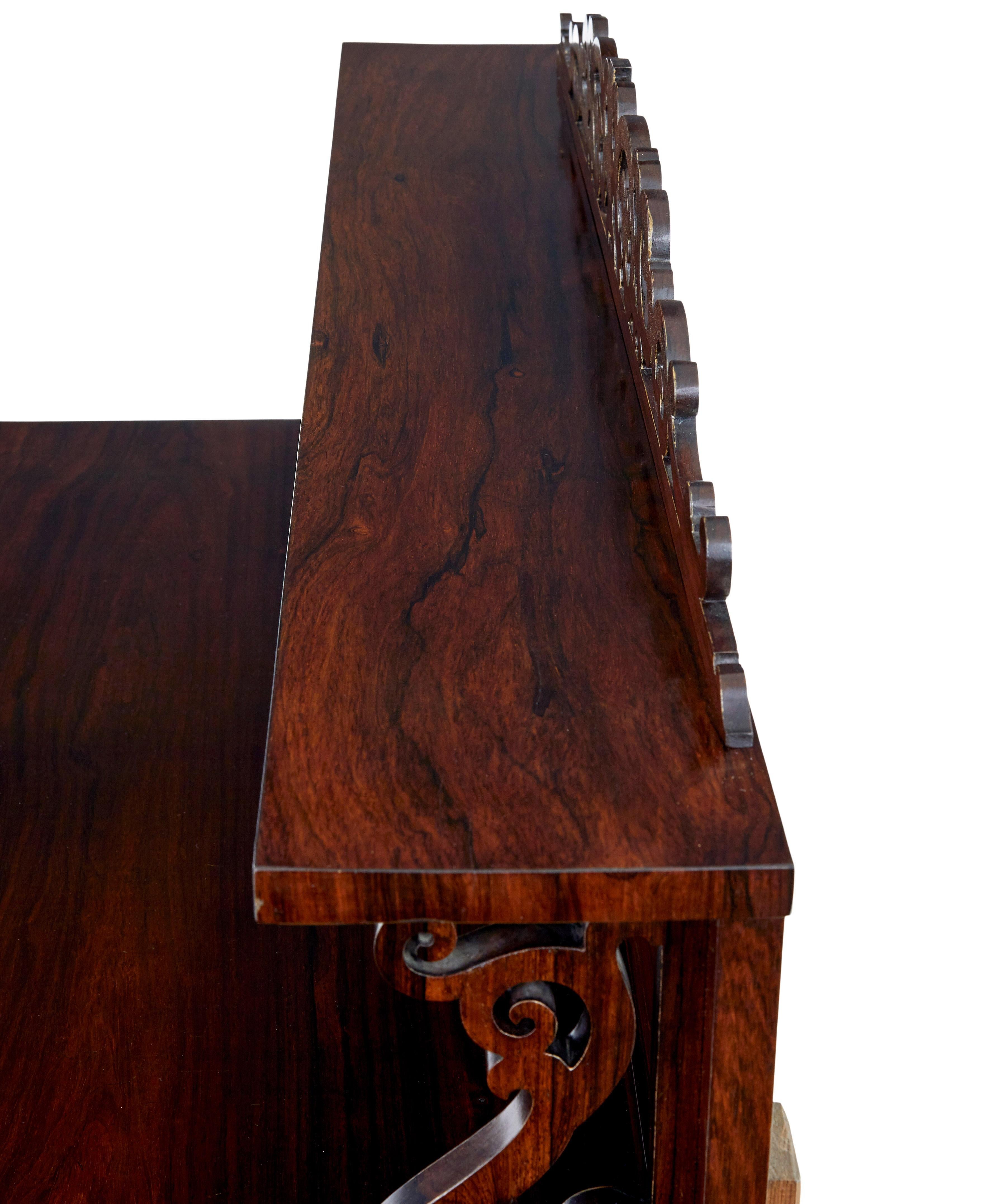19th Century regency chiffonier sideboard For Sale 2