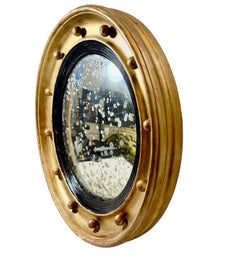 19th Century Regency Convex Mirror, Circa 1820