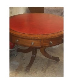19th Century Regency Drum Table