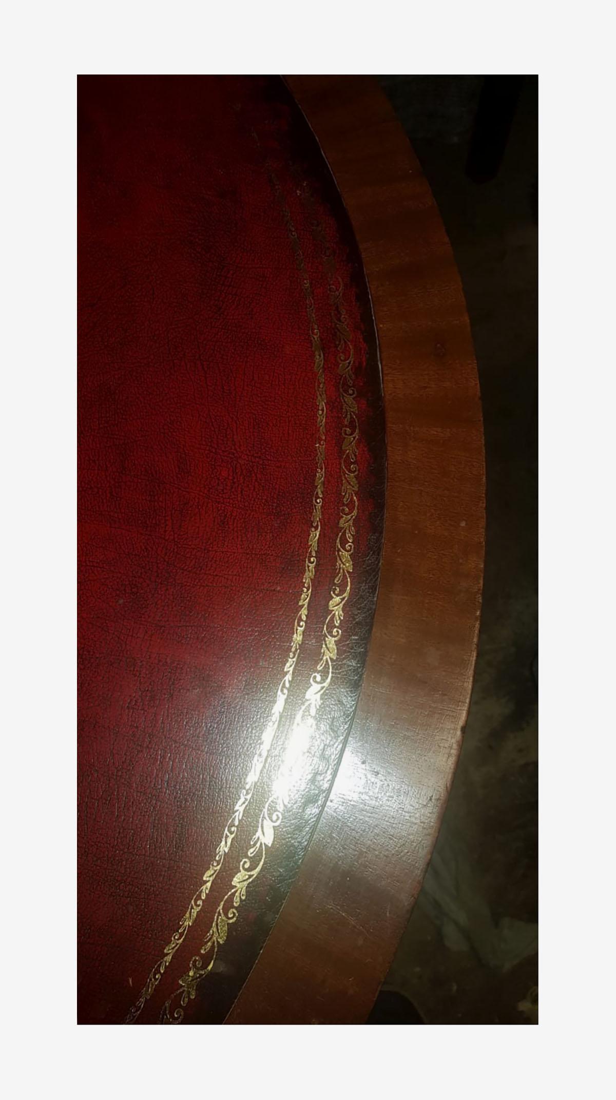 Table à tambour Regency du 19ème siècle Bon état - En vente à Dublin 8, IE
