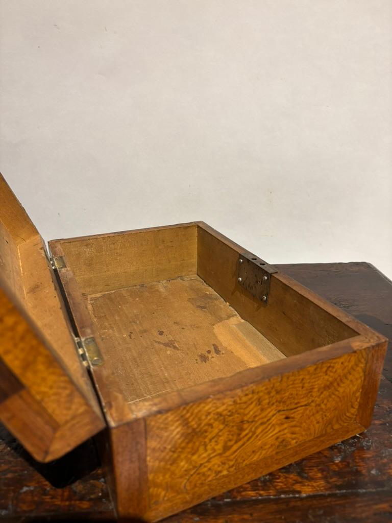 Scatola Regency del XIX secolo in legno di olmo e palissandro in vendita 11