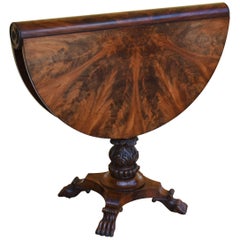 19th Century Regency Flame Mahogany Sutherland Table