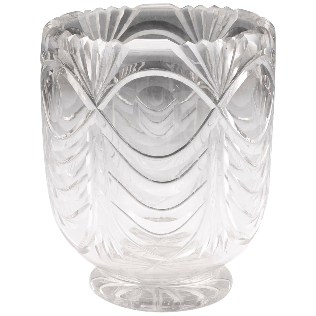 19th Century Regency Glass Tea Caddy Bowl