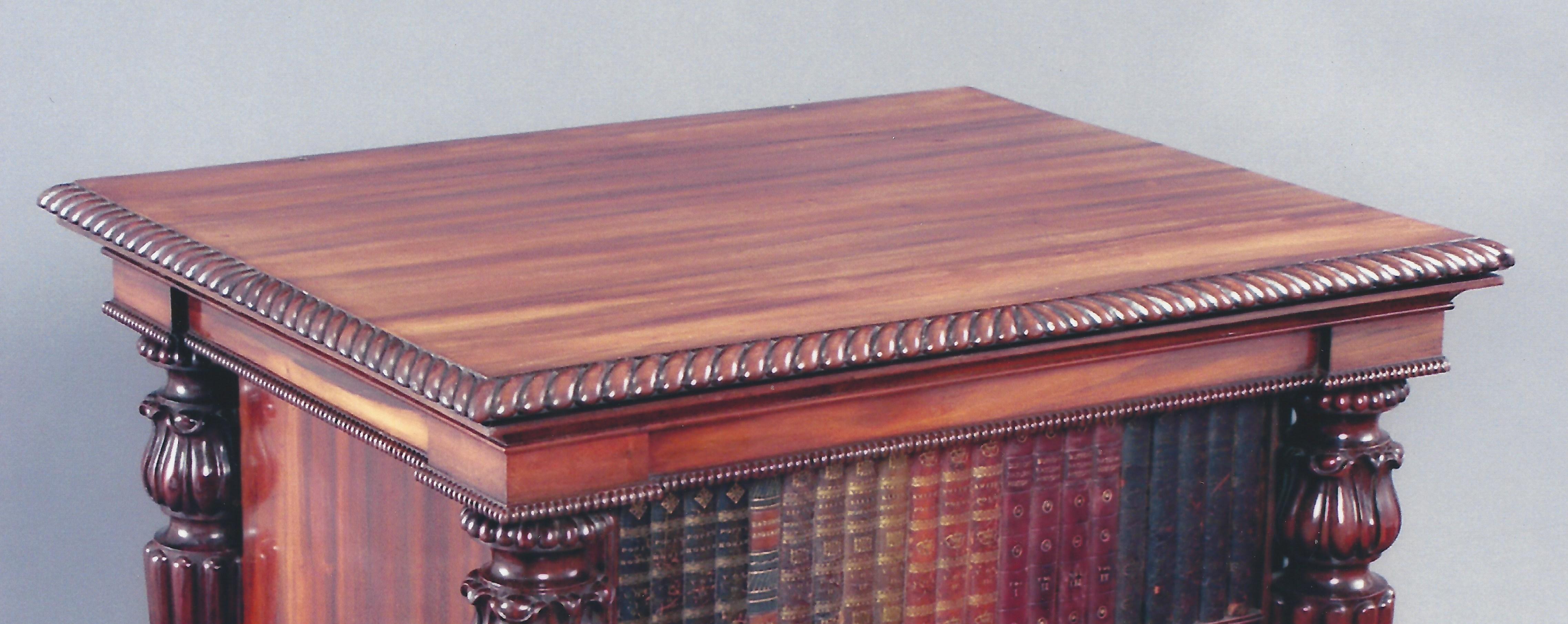 Regency period Goncalo Alves Library Folio Cabinet Attributed to Gillows, 1825 1