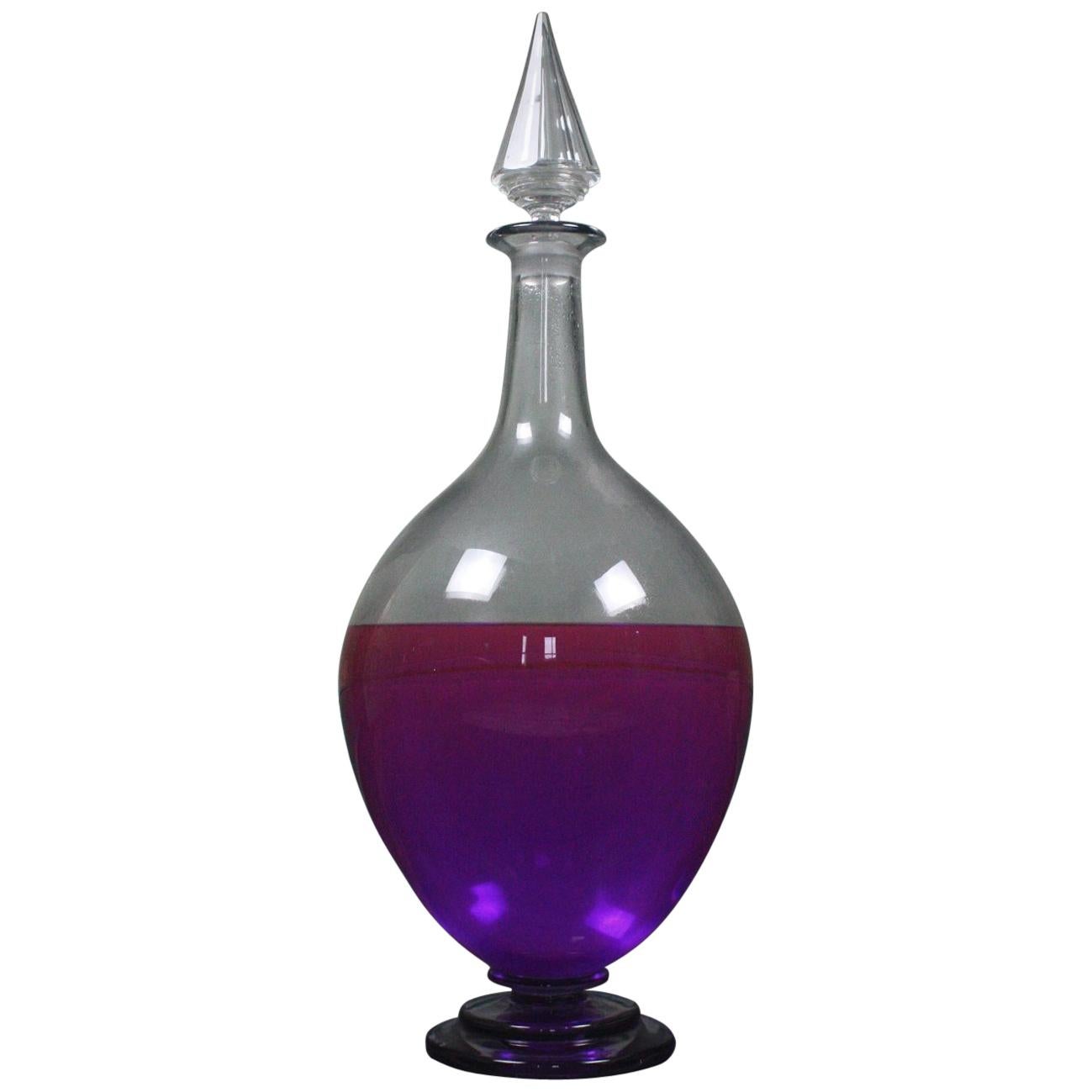 19. Jahrhundert Regency Handgeblasenes Chemist Apotheker-Apotheker-Schild, Regency, 19. Jahrhundert