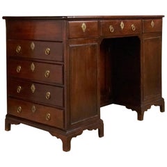 19th Century Regency Kneehole Desk of Mahogany