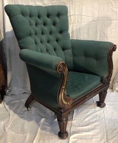 regency-Bibliotheksstuhl aus dem 19