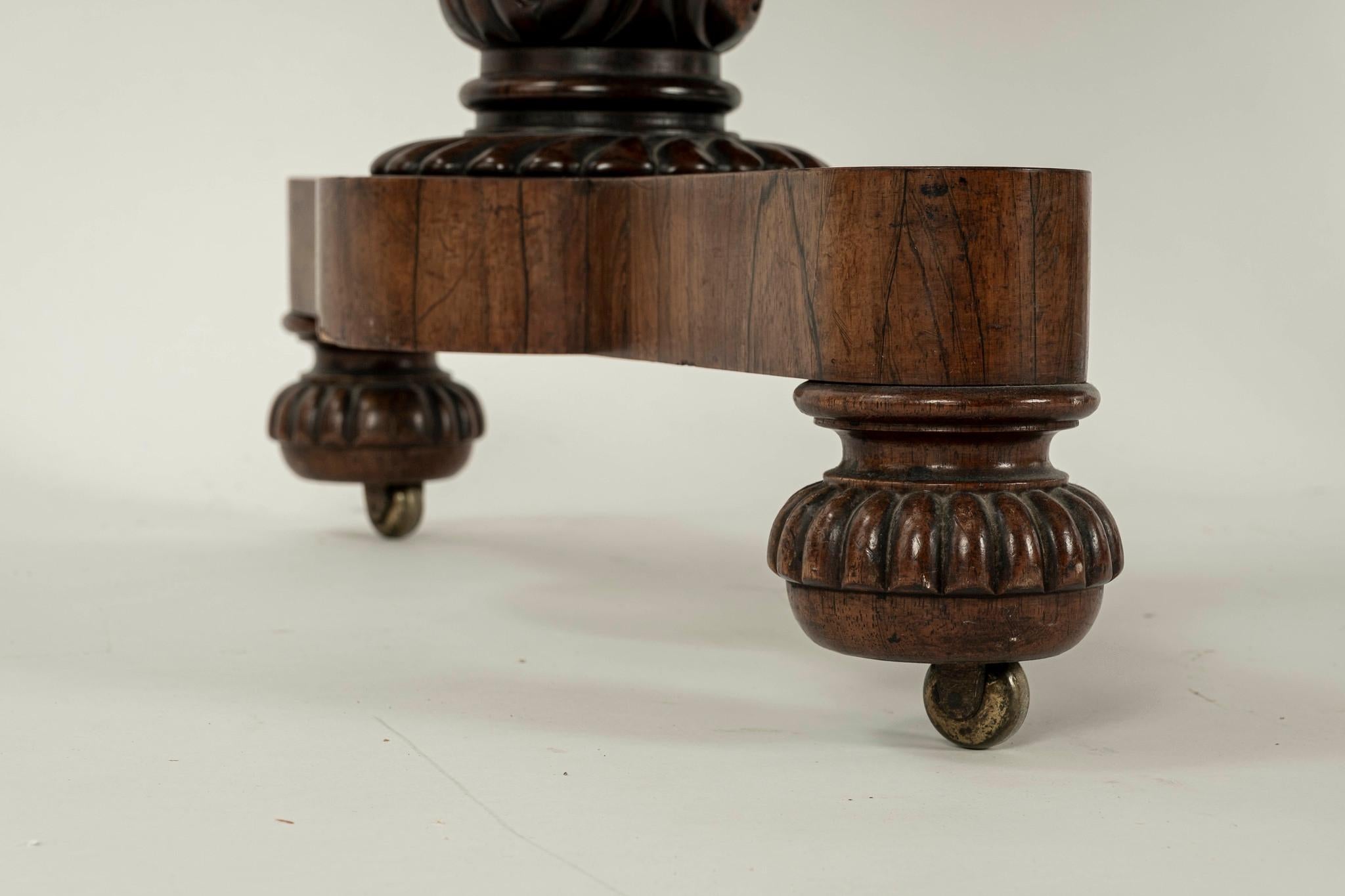 19th Century, Regency Library Table 6