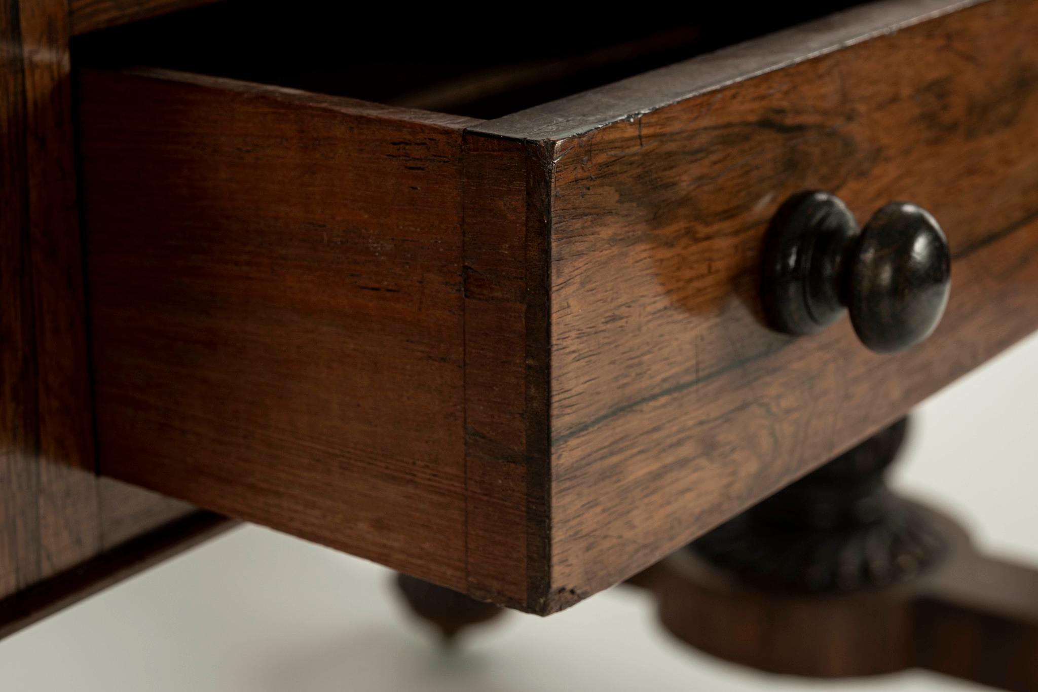 19th Century, Regency Library Table 3