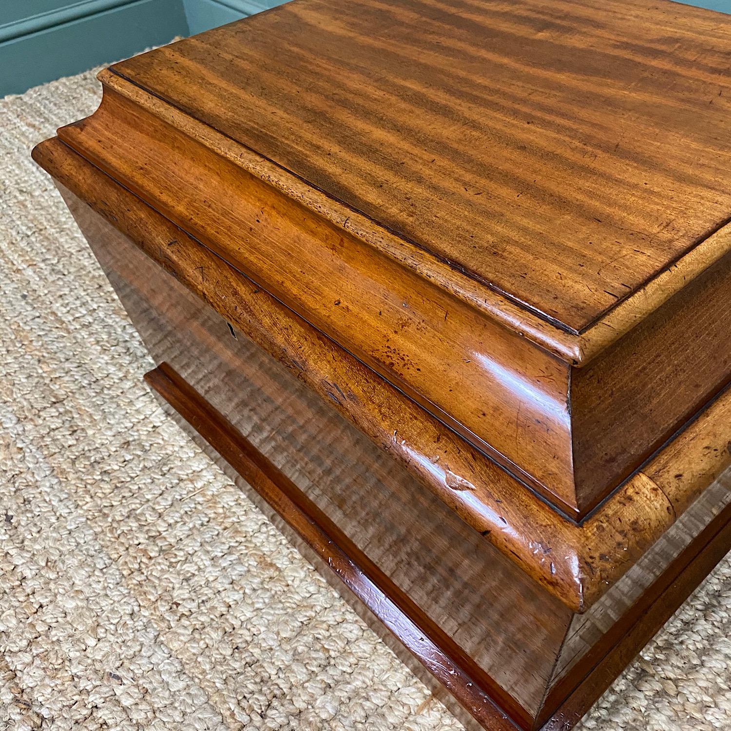 British 19th Century Regency Mahogany Antique Cellaret / Wine Box For Sale