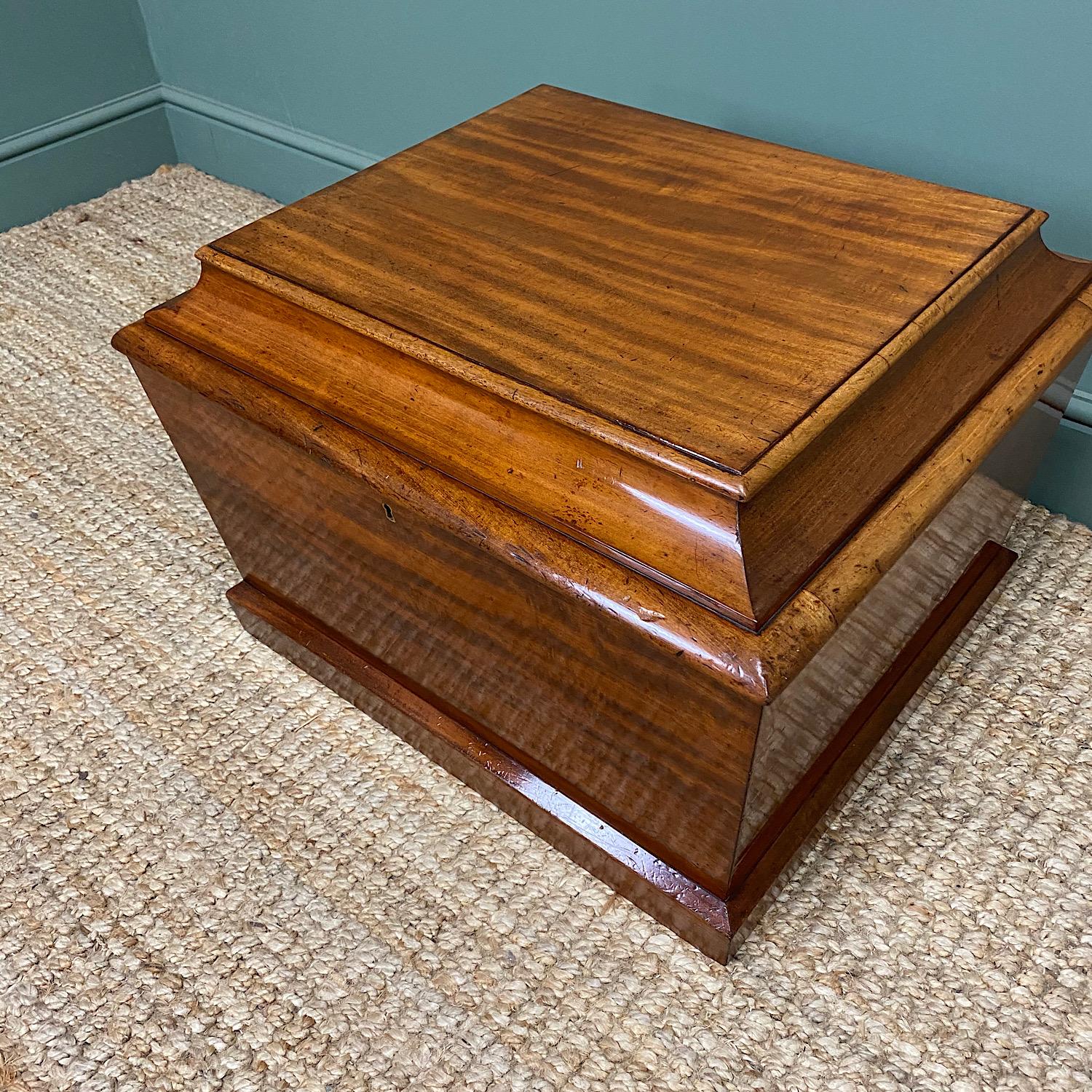 19th Century Regency Mahogany Antique Cellaret / Wine Box In Good Condition For Sale In Clitheroe, GB