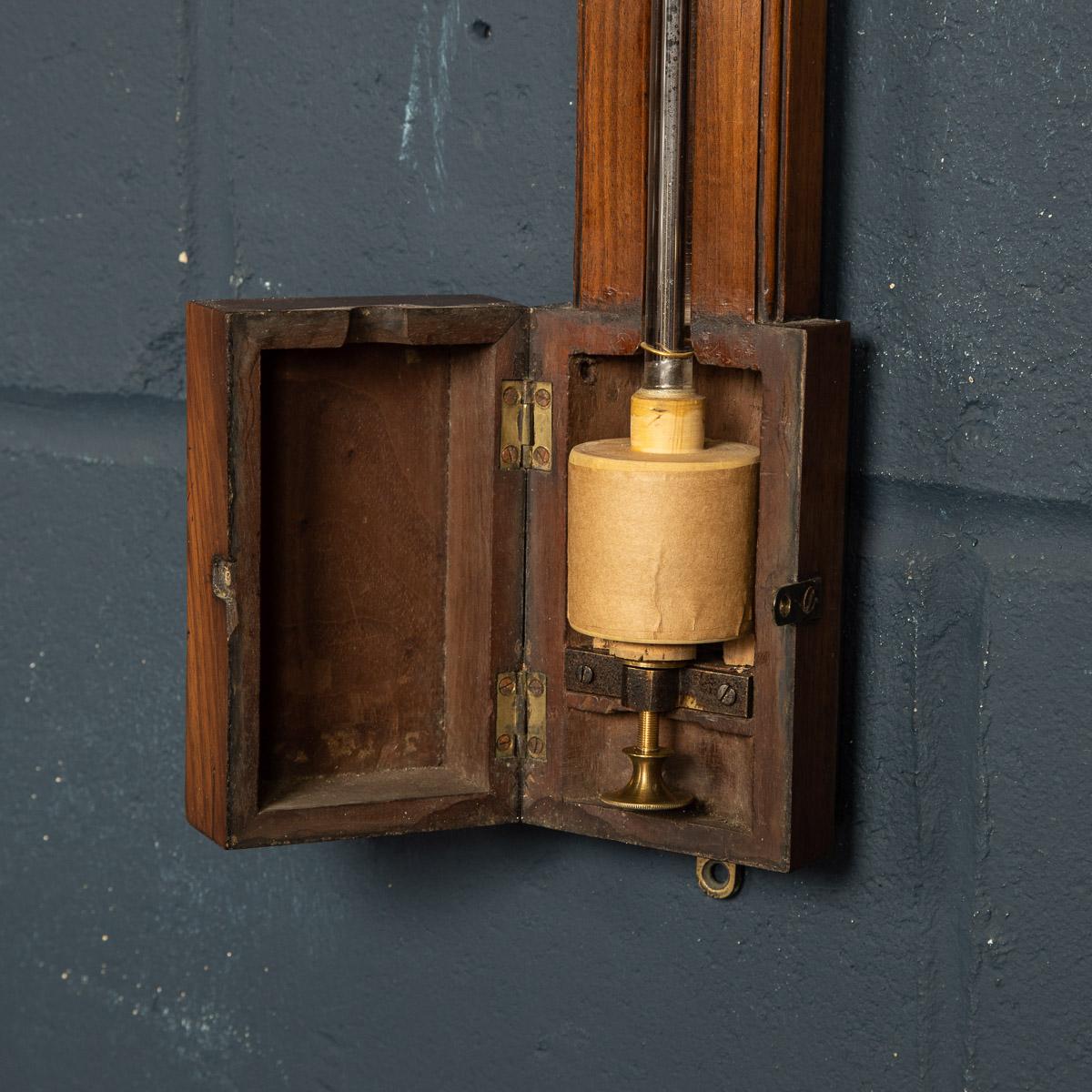 19th Century Regency Mahogany Barometer By J & J. Gardner, c.1820 6