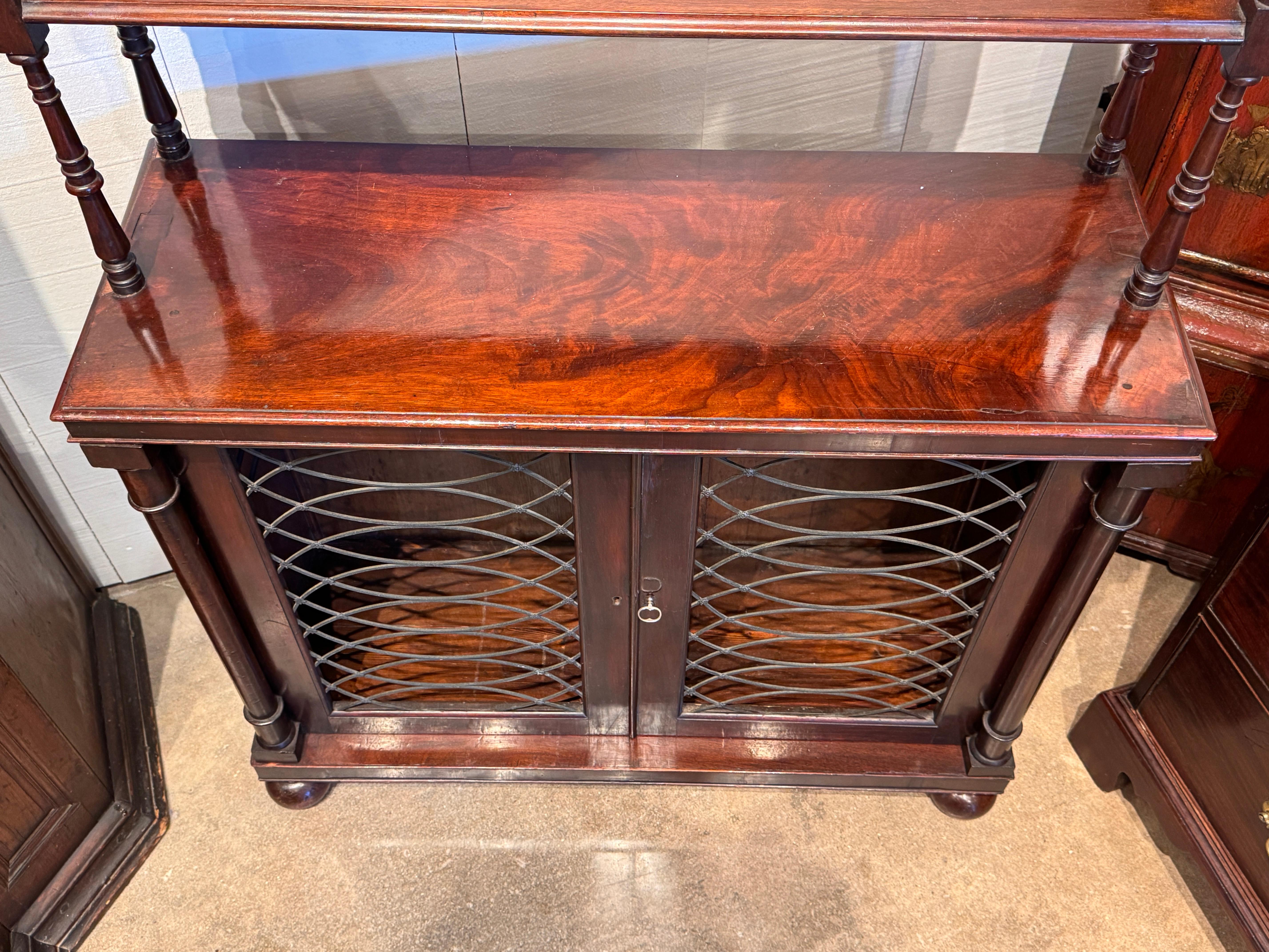 19th Century Regency Mahogany Cabinet For Sale 7