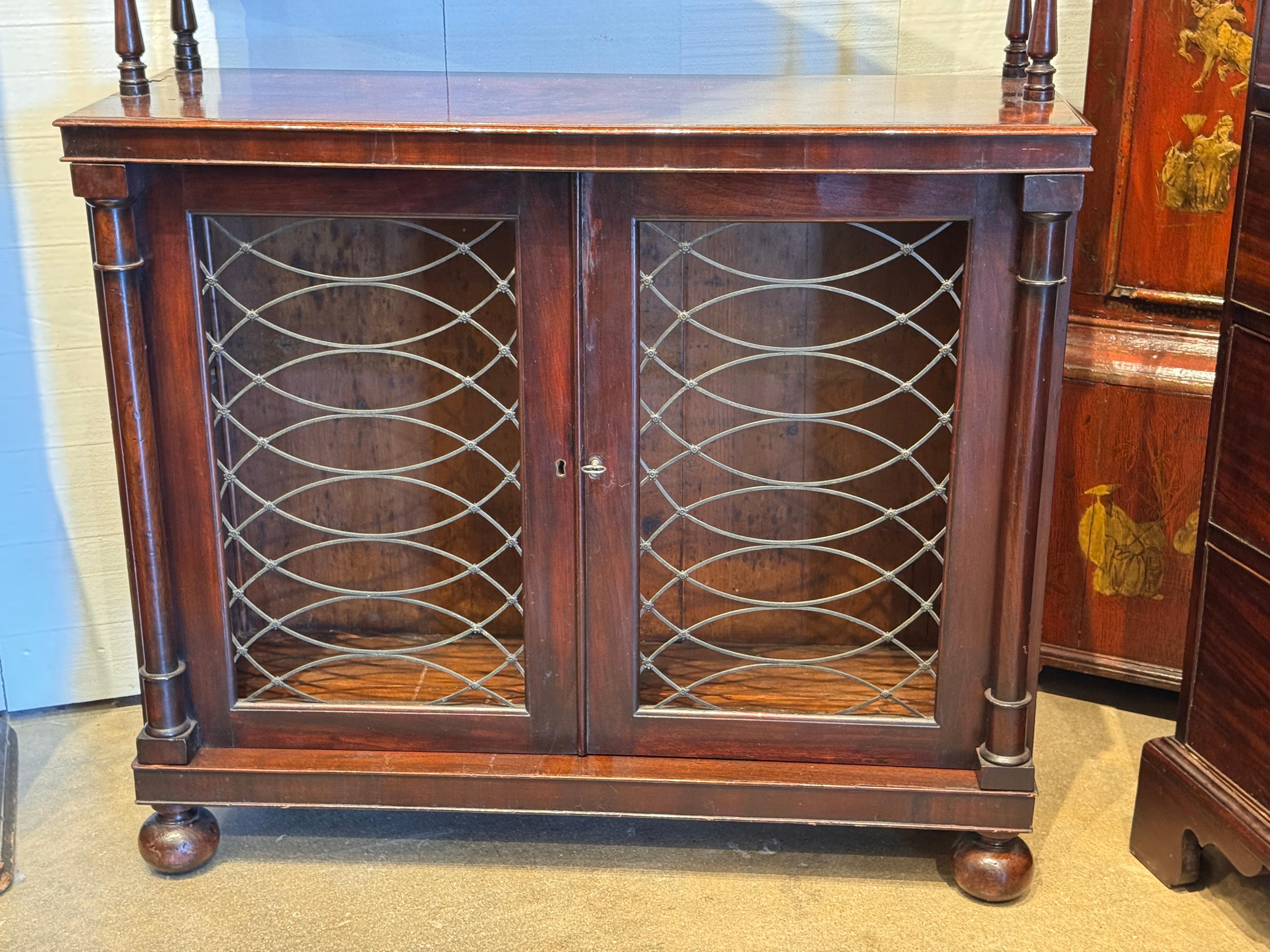 19th Century Regency Mahogany Cabinet For Sale 1