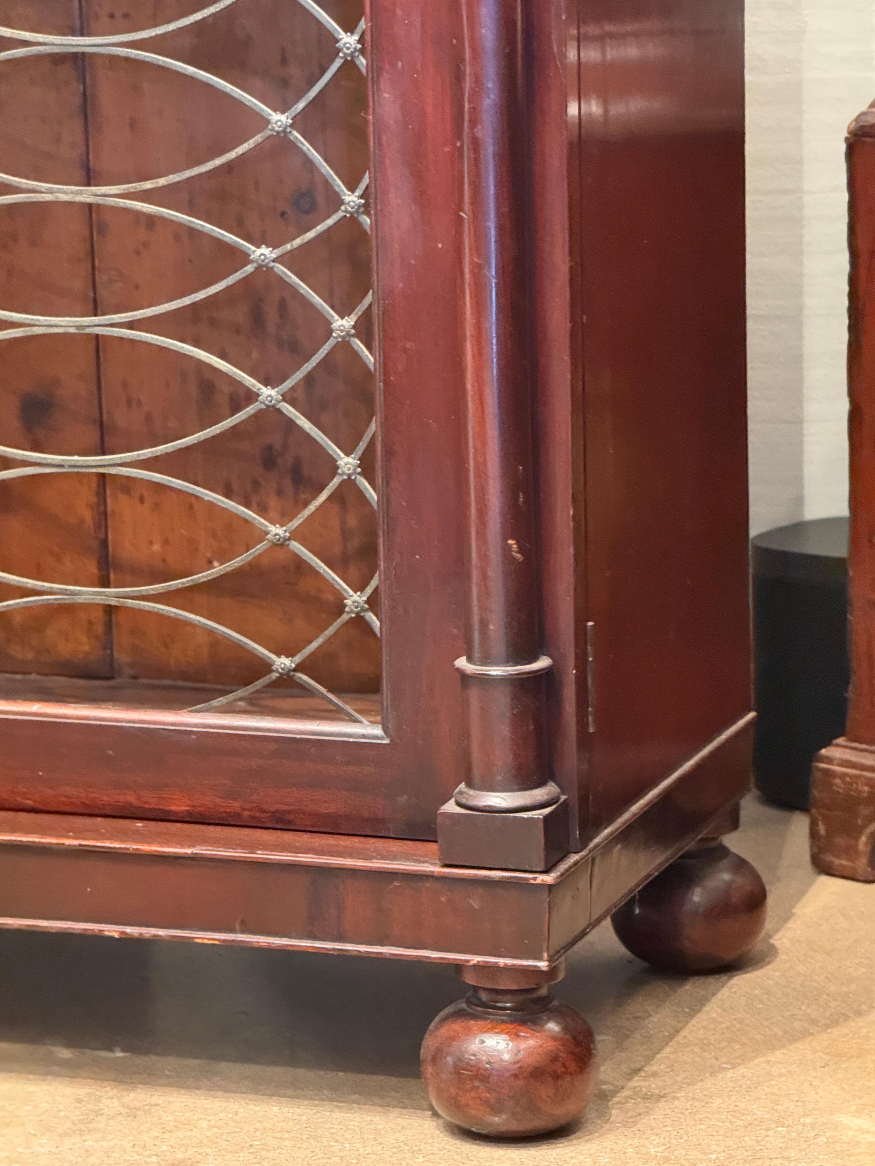 19th Century Regency Mahogany Cabinet For Sale 2