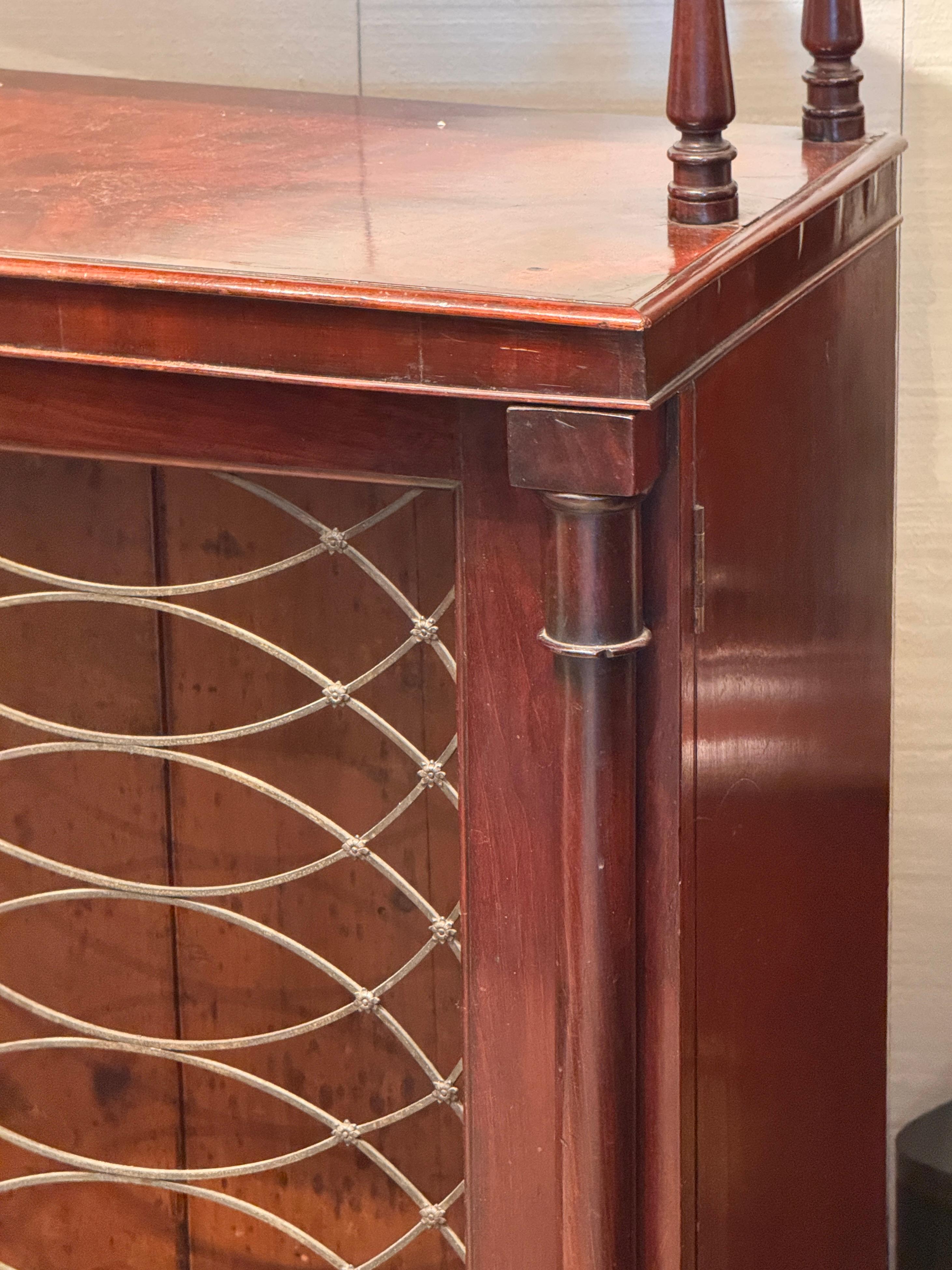 19th Century Regency Mahogany Cabinet For Sale 5