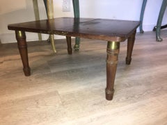 19th Century Regency Mahogany Campaign Low Table