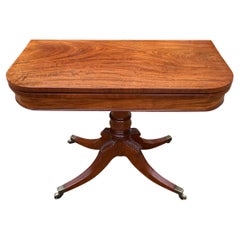 19th Century Regency Mahogany Card Table