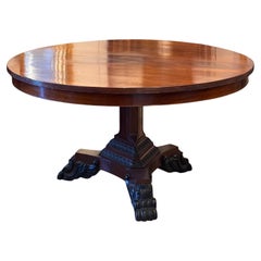 19th Century Regency Mahogany Center Table
