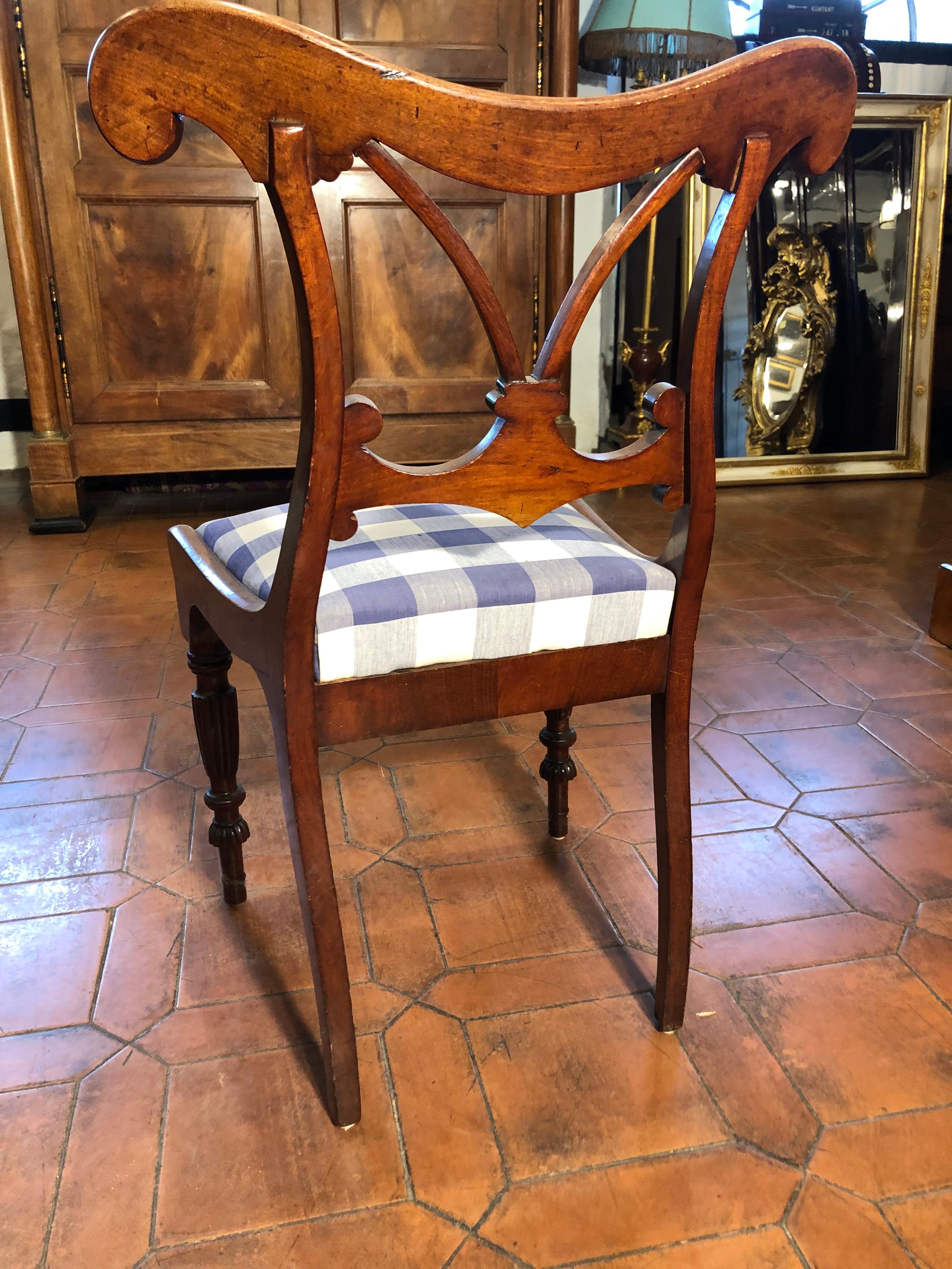 Mid-19th Century 19th Century Regency Mahogany Chairs