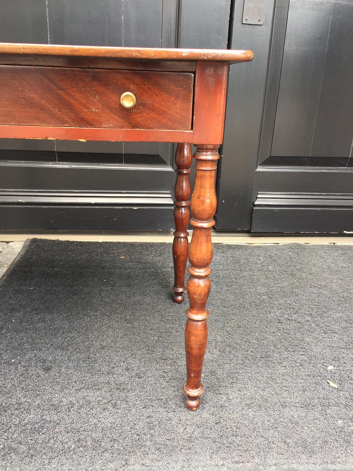 19th Century Regency Mahogany Child's Writing Table with Drawer 1