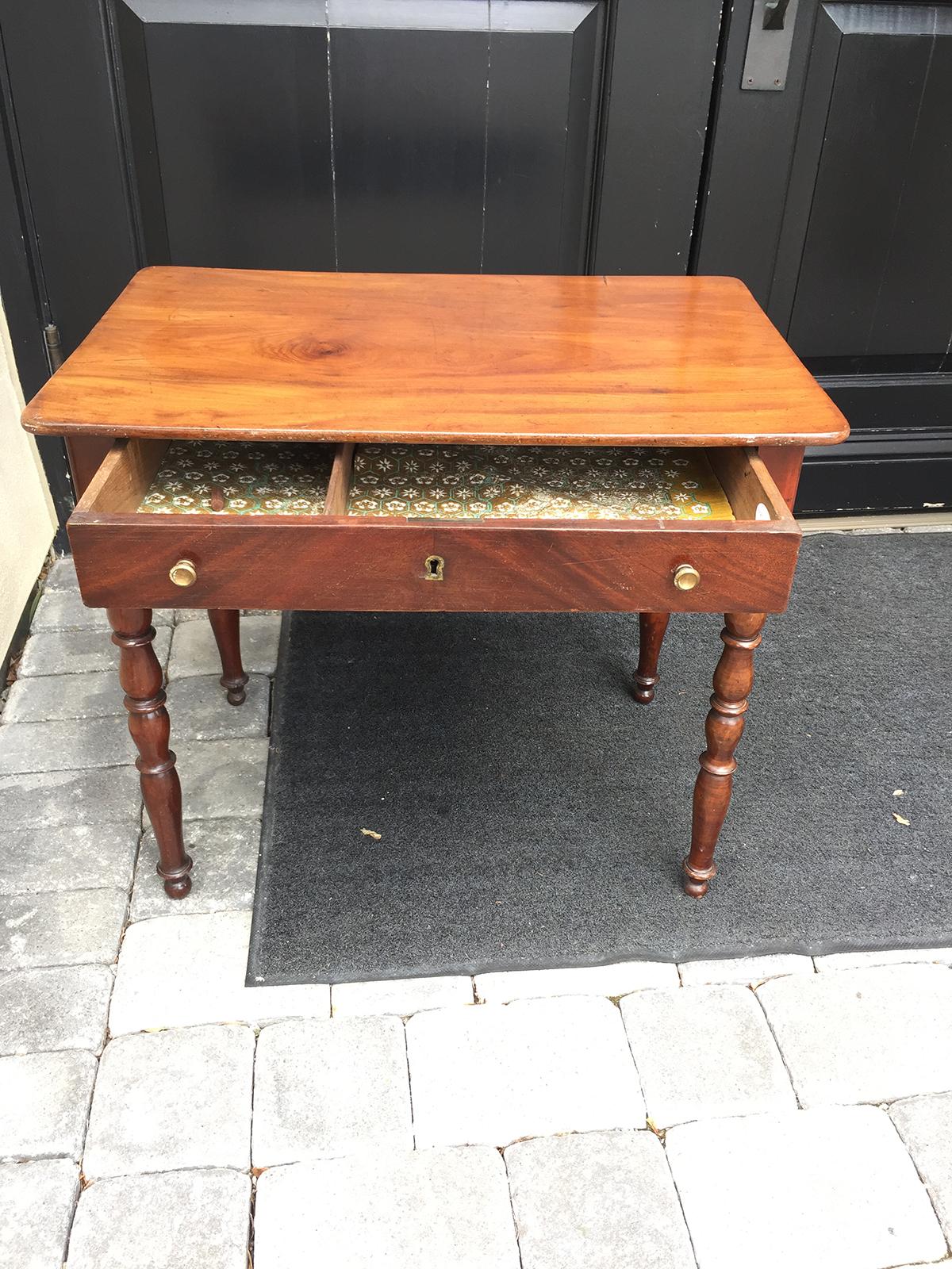 19th Century Regency Mahogany Child's Writing Table with Drawer 2