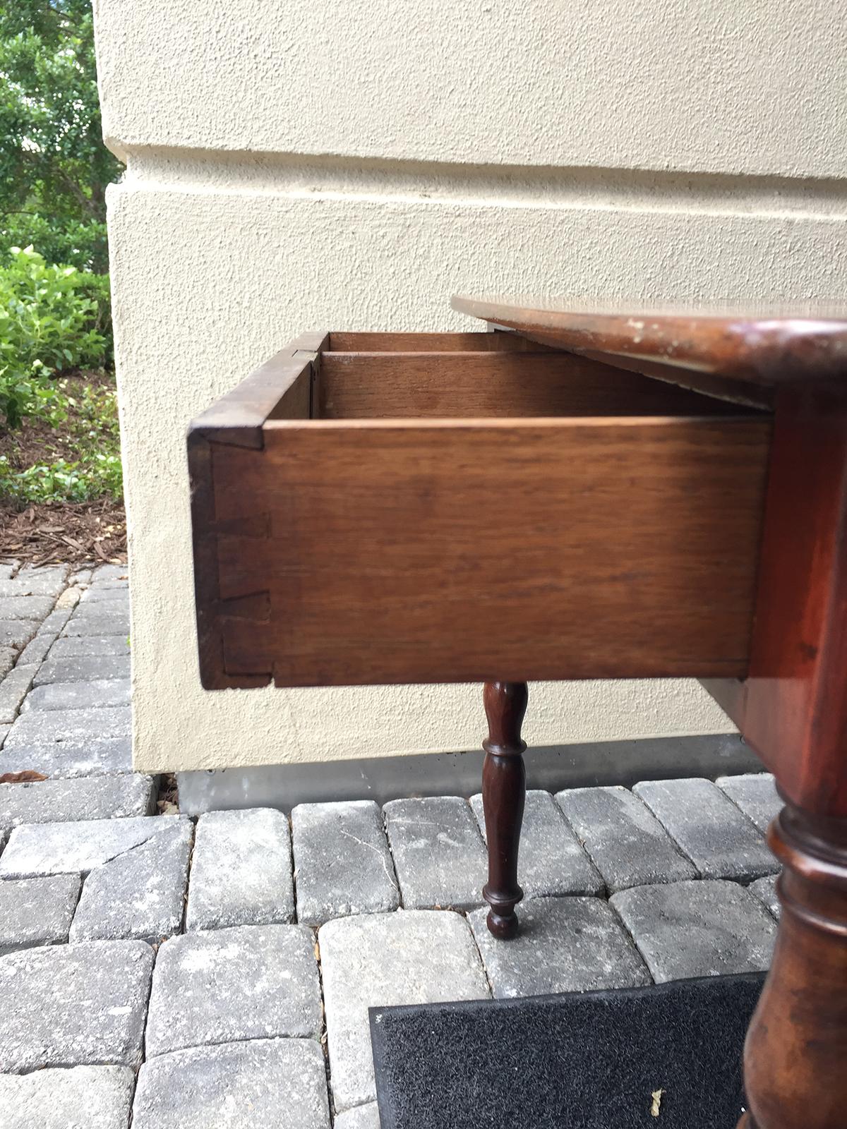 19th Century Regency Mahogany Child's Writing Table with Drawer 3