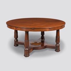 19th Century Regency Mahogany Circular Expanding Dining Table Seating Fourteen