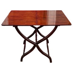 Antique 19th Century Regency Mahogany Coaching Table