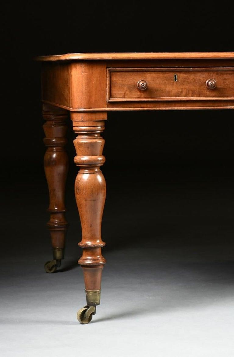 19th Century Regency Mahogany Partner's Desk 1