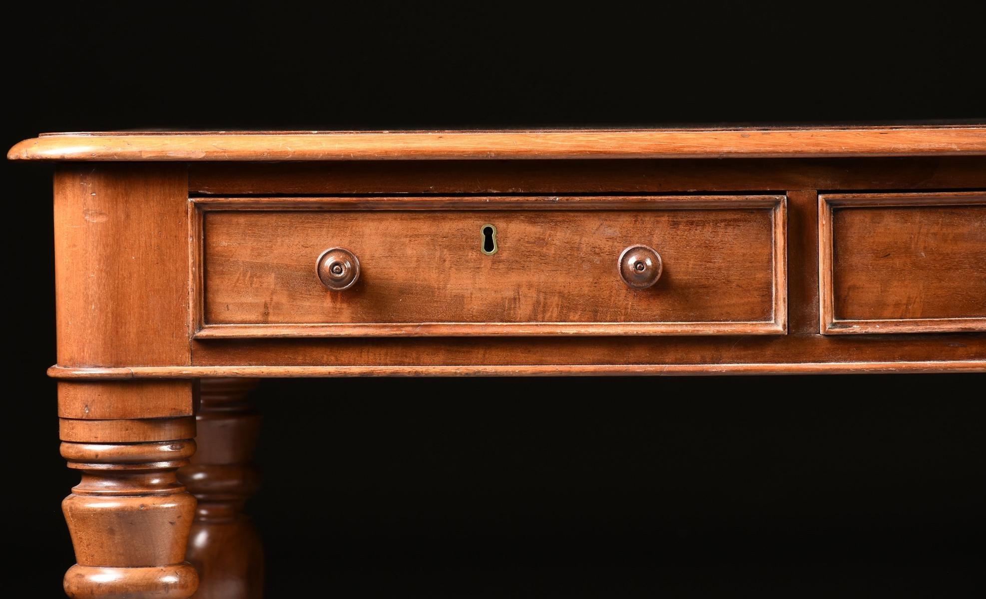 19th Century Regency Mahogany Partner's Desk 2